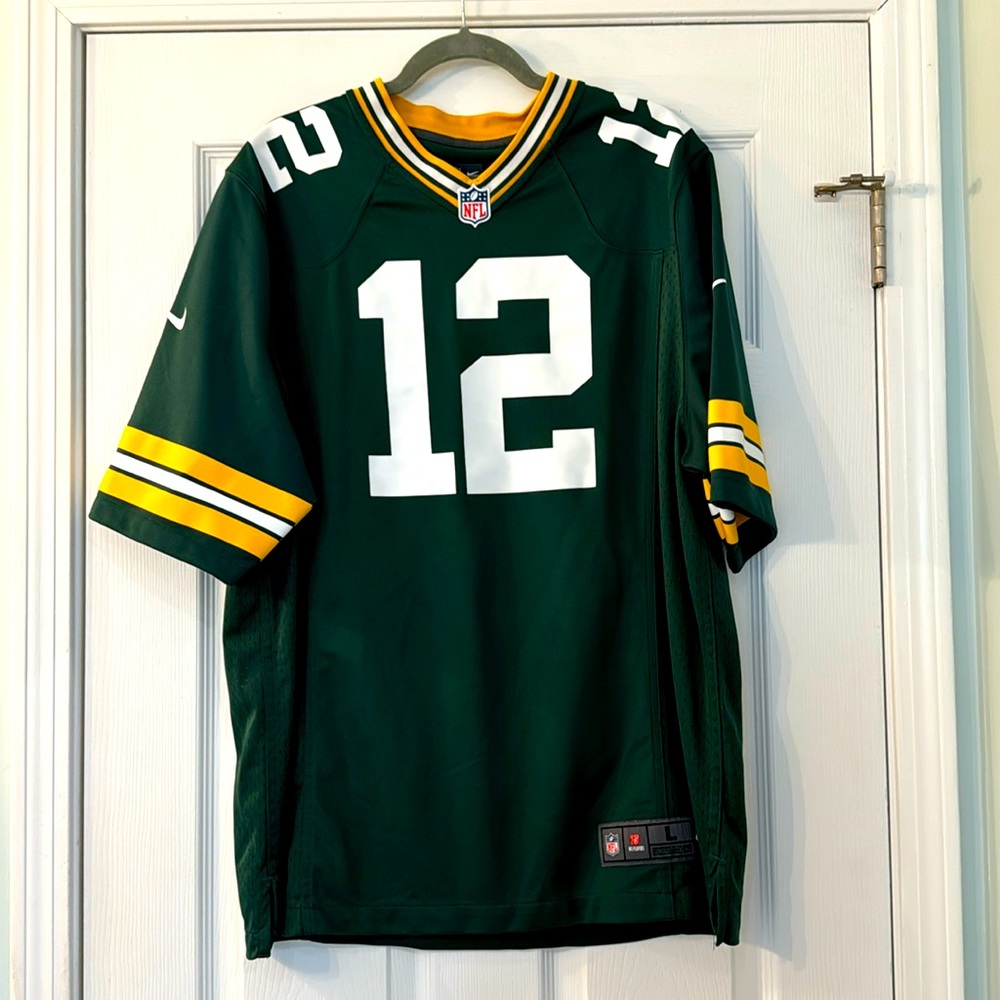 Nike NFL Aaron Rodgers Green Bay Packers Jersey | Size L